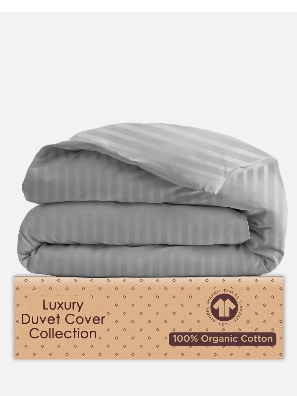 NEW Tissaj Luxury Collection – King Size Duvet Cover – 100% GOTS Certified